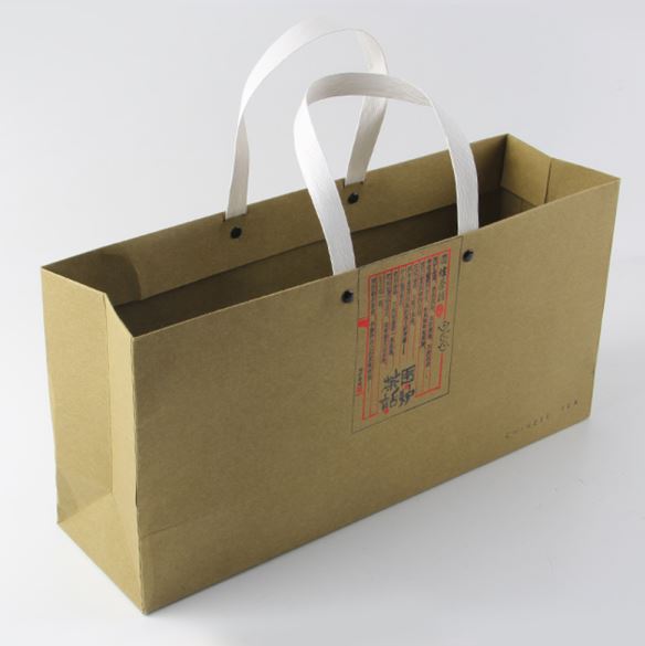  China Manufacturer White Luxury Printed Gift Custom Shopping Paper Bag With Your Own Logo